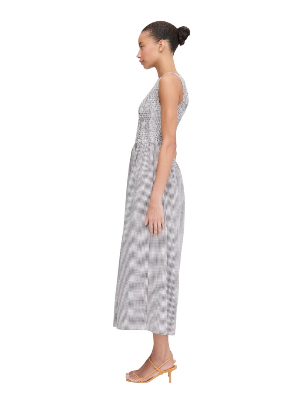 NEW Hill House Cosima Nap dress. Chocolate Gingham. S. NWT. - Picture 4 of 9
